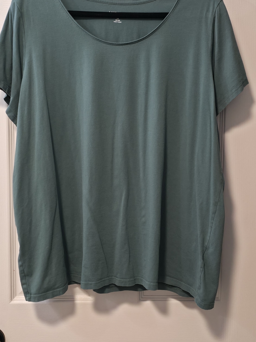 Lands' End Short Sleeve Tee in Dusty Teal